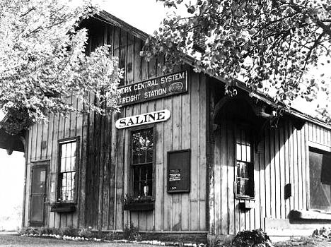 DH&I railroad depot Saline MI